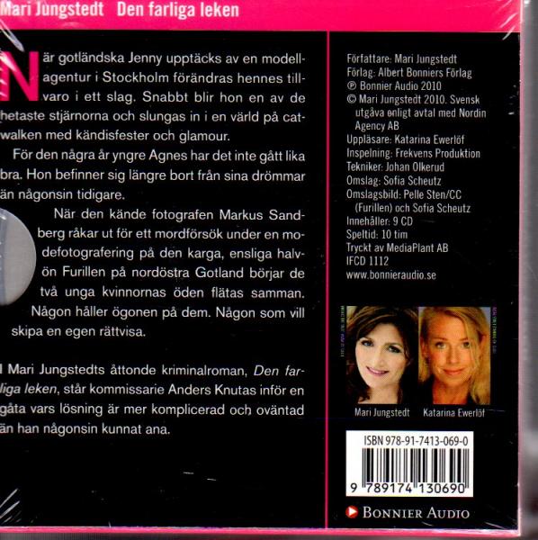 CD Hörbuch SCHWEDISCH Den Farliga Leken Mari Jungstedt Swedish Schweden NEU NEW